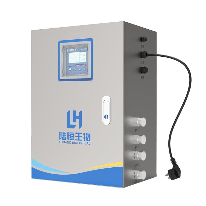 陆恒在线浊度余氯PH检测仪壁挂式污水泳池水二次供水质自动监测仪