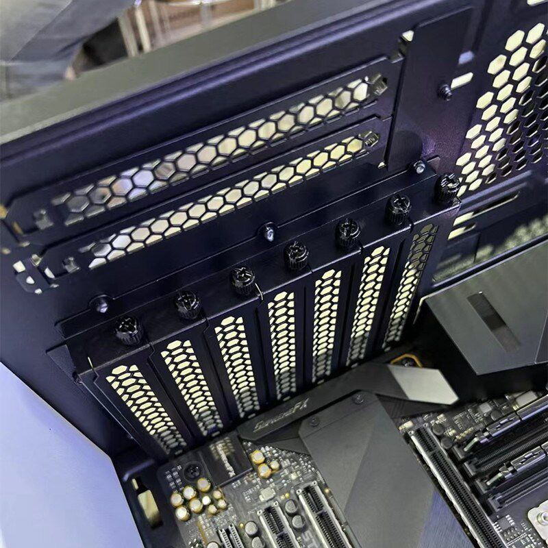 Asus/华硕电竞特工GT501机箱PCIE显卡PCI防尘挡片主板金属挡板黑
