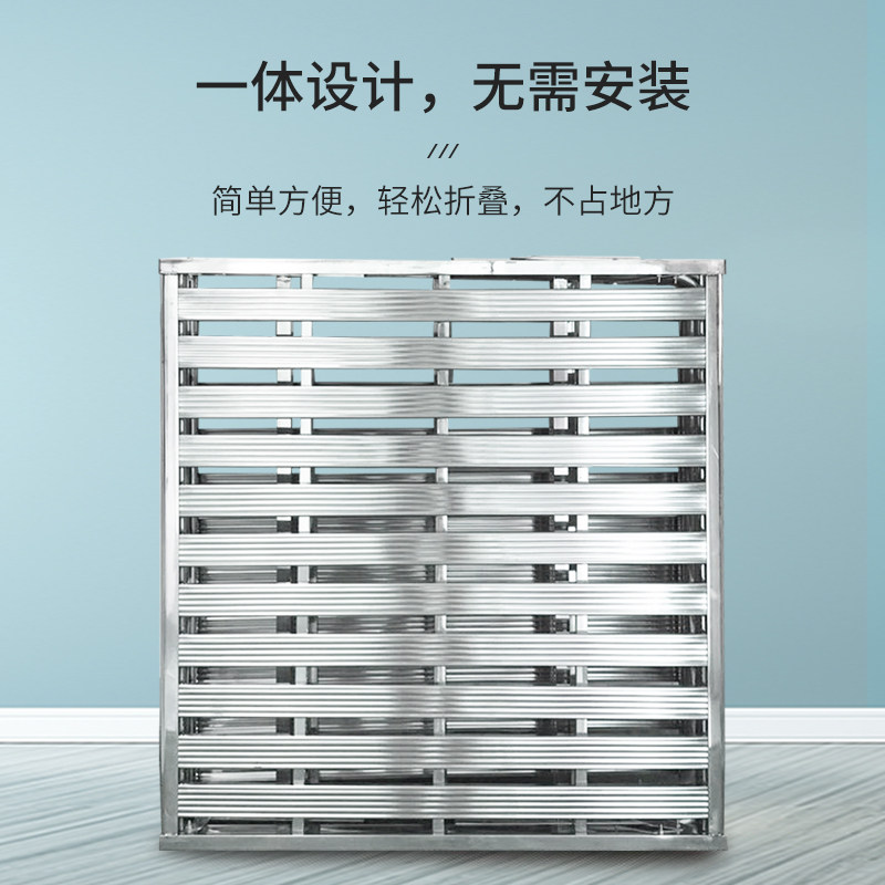 不锈钢折叠床 简易家用成人单人床双人床80/1米/1.2m便携免安装床