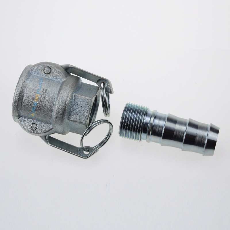 喷涂 泥浆 砂浆机专用铁扳把式快速接头内丝公头IDN27 DN35 DN50*