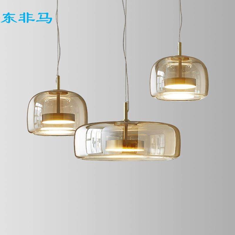 北欧玻璃吊灯水母餐厅咖啡店床头吧台现代简约艺术装饰吊线灯具,家装灯饰光源,智能吊灯,淘宝优惠券,粉丝福利购,淘宝优惠卷