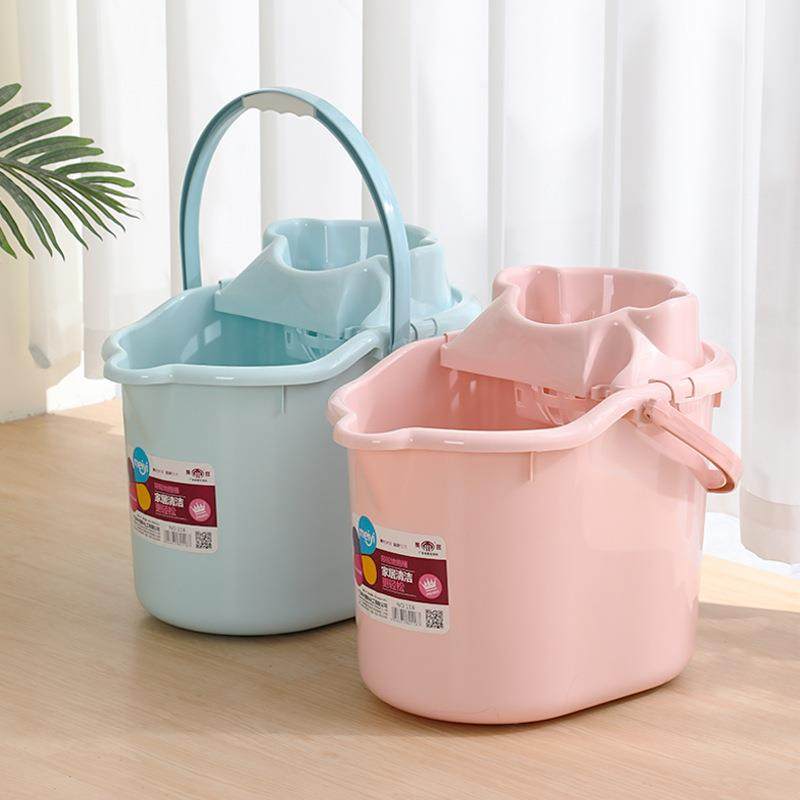 家用加厚地拖桶清洁拖把桶手动挤水拧水墩布拖桶可移动塑料拖布桶,家庭/个人清洁工具,平板拖把,淘宝优惠券,粉丝福利购,淘宝优惠卷