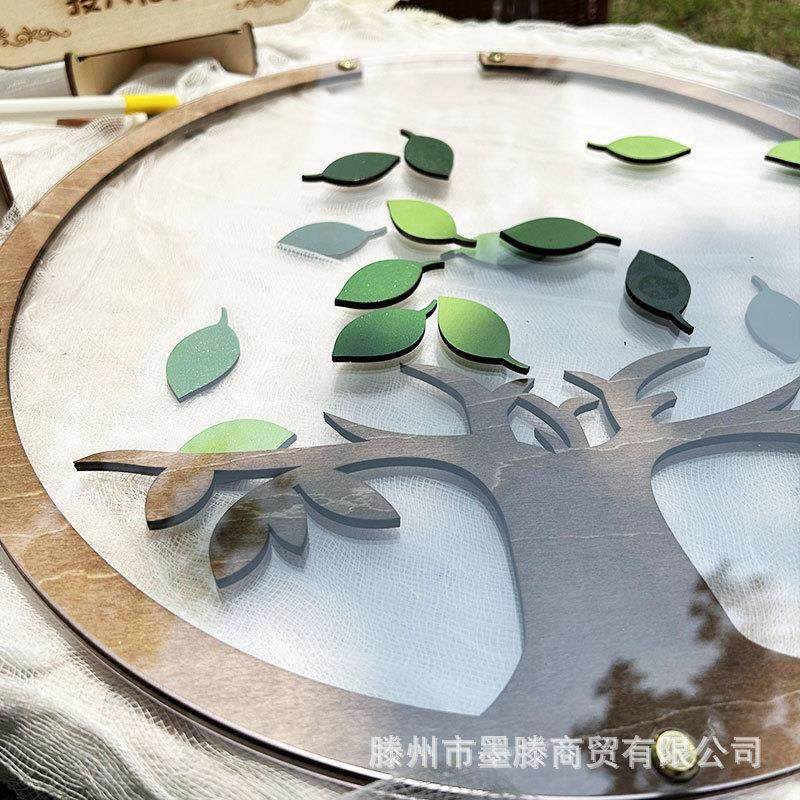 签到台大树森系婚礼创意签名册婚礼留言箱指纹树木片婚礼签到框,节庆用品/礼品,陪嫁用品套装,淘宝优惠券,粉丝福利购,淘宝优惠卷