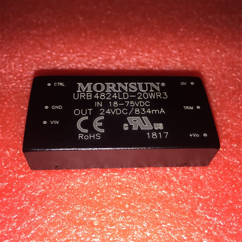 URB4824LD-20WR3金升阳DC-DC电源模块18-75V转24V834mA 20W可直拍