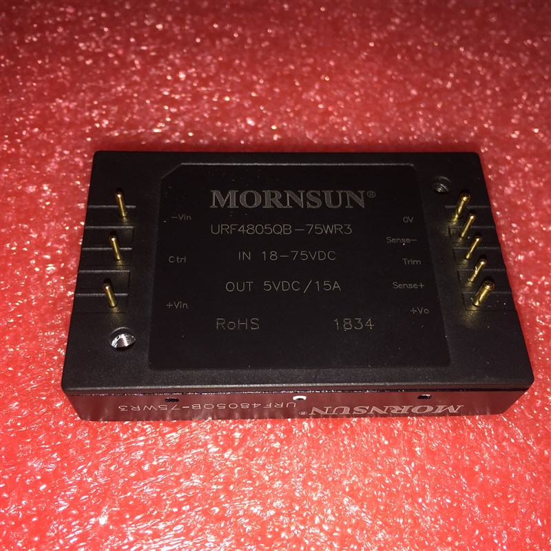 URF4805QB-75WR3金升阳DC-DC电源模块18-75V转5V15A 75W全新原装