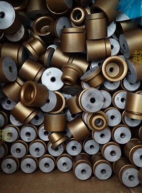 大鲸热熔器模头 金黄色加厚不粘模头 PPR焊接器模具烫头 焊头