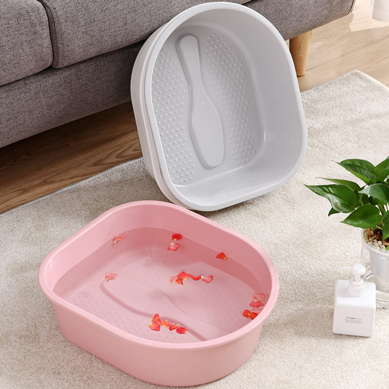 包邮脚底按摩足浴盆塑料加厚带按摩洗脚盆泡N脚带按摩浴室洗脚盆