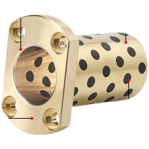 双切边型无油衬套OFG65-d 6 8 10 12  16-L 15 20 25 30 35 40 50