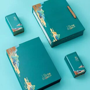 通用茶叶包装盒空盒红绿茶普洱碧螺春礼盒一斤半斤装茶叶铁罐礼盒