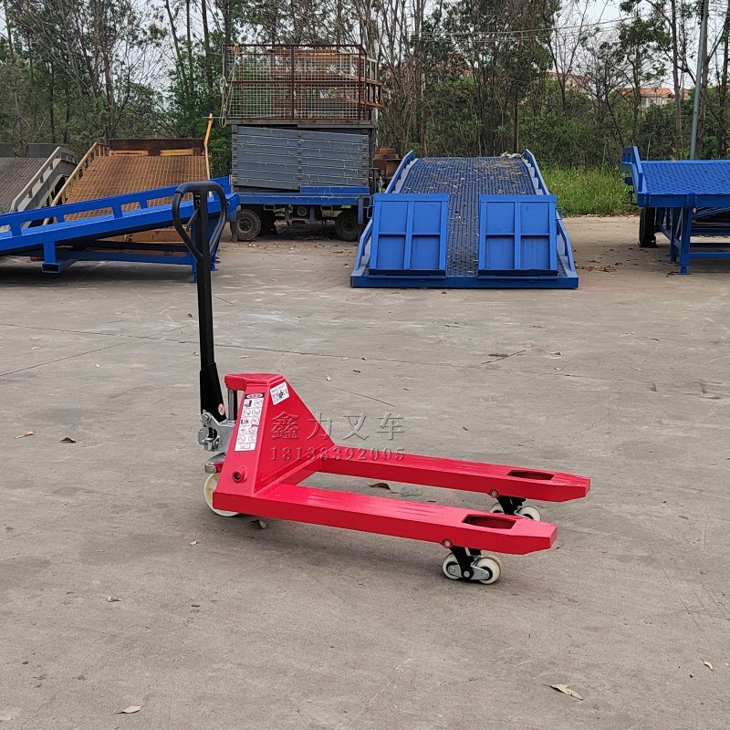 槽钢手动液压搬运车3x吨厂库卡板周转托盘车地牛