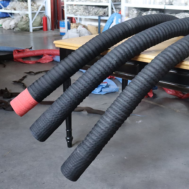 缠绕管抽砂负压抽管管沙泵排水吸吸管吸污吸管Q橡胶砂埋耐磨引钢