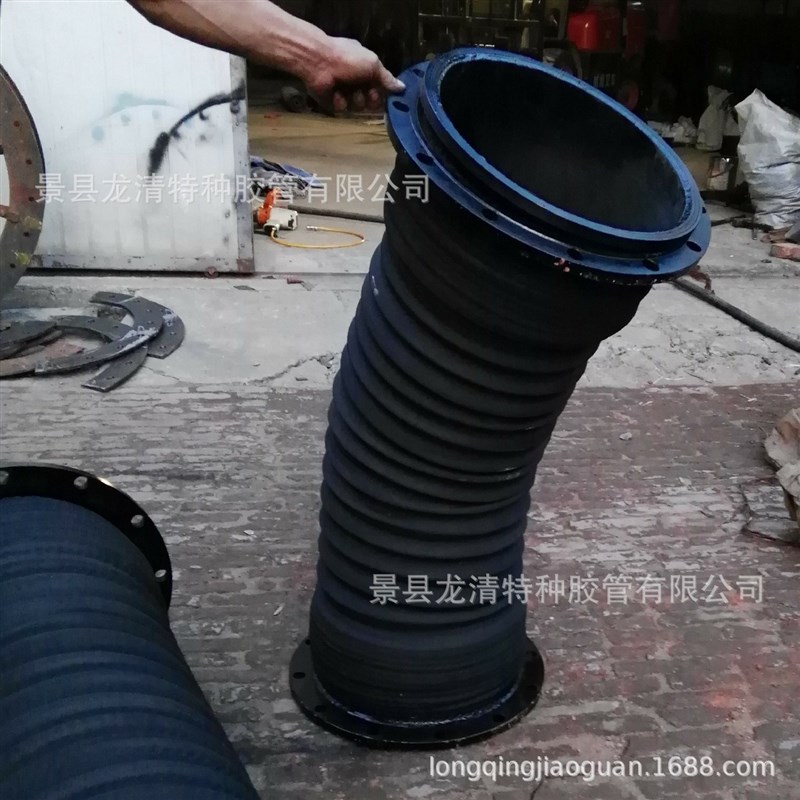 厂家供应橡胶伸缩管 大口径可连接橡胶波纹软P管 软弯曲排水胶管