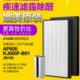 适配宜悦空气净化机滤网完美牌滤芯2代延时器KJ600F B01过滤网