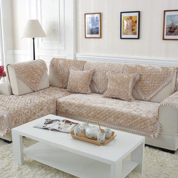 沙发垫欧式防滑垫子四季通用客厅防滑简约毛绒沙发套罩巾全盖定制,居家布艺,沙发垫,淘宝优惠券,粉丝福利购,淘宝优惠卷