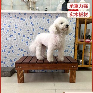 定制实木增高凳宠物洗澡防滑防腐加厚环保承重脚踏厨房户外踮脚凳