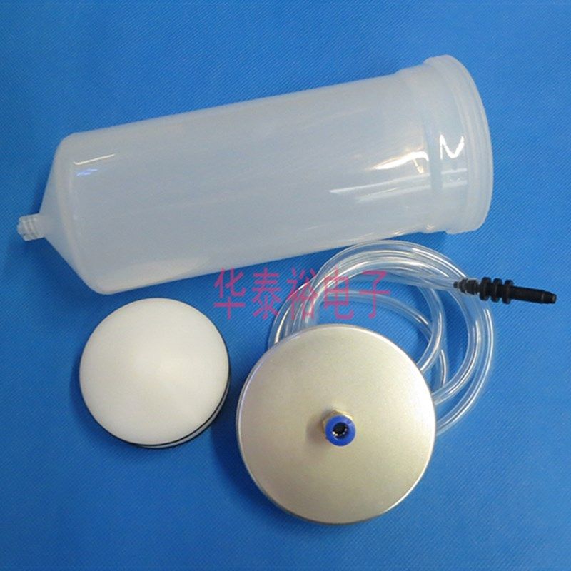 点胶针筒耐高压大容量500CC加厚铝后盖点胶针筒点胶机配件接针头