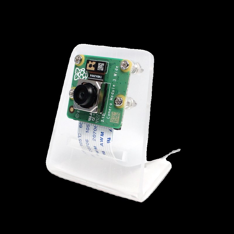 树莓派V3摄像头支架底座 Camera Module 3 Wide亚克力外壳保护壳