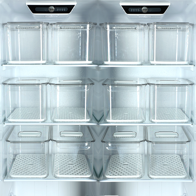 冰箱收纳盒保鲜盒冷藏冷冻盒水果肉类蔬菜储物盒整理神器食品级