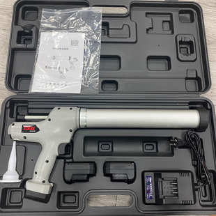 腾亚电动胶枪玻璃门窗幕墙结构胶密封胶充电式 自动电动玻璃打胶抢