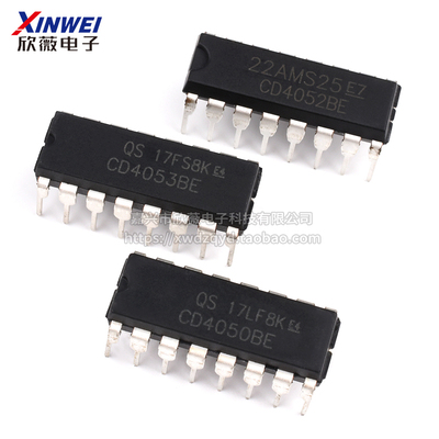 CD4044 4046 4049 4050 4051 4052 4053 4060BE芯片直插DIP-16 IC