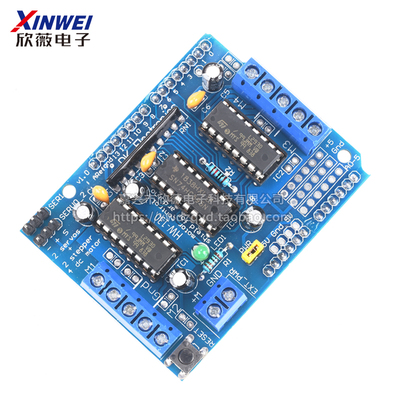 电机驱动模块扩展板 L293D 马达板 motor control shield 兼容