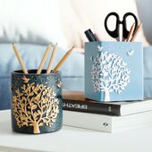 时尚 可爱笔筒创意办公桌面用品学生笔桶桌面文具收纳盒教师节礼物