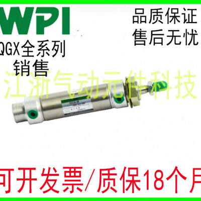 WPI不锈钢气缸QGX-A-00-20/25/32/40-25/50/75/100/125/150/175F