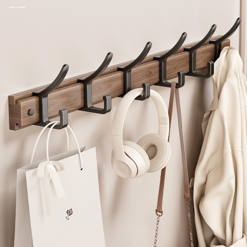 挂钩免打孔不锈钢强力粘胶衣架收纳厨房浴室门后金属X无痕加长钩