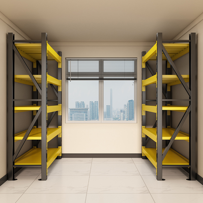 仓储货架多层置物架仓库重型落地收纳架家用N储藏室防潮储物架铁