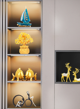 2024新款春节新年新家居装饰品客厅电视酒柜摆件轻V奢高档高端创
