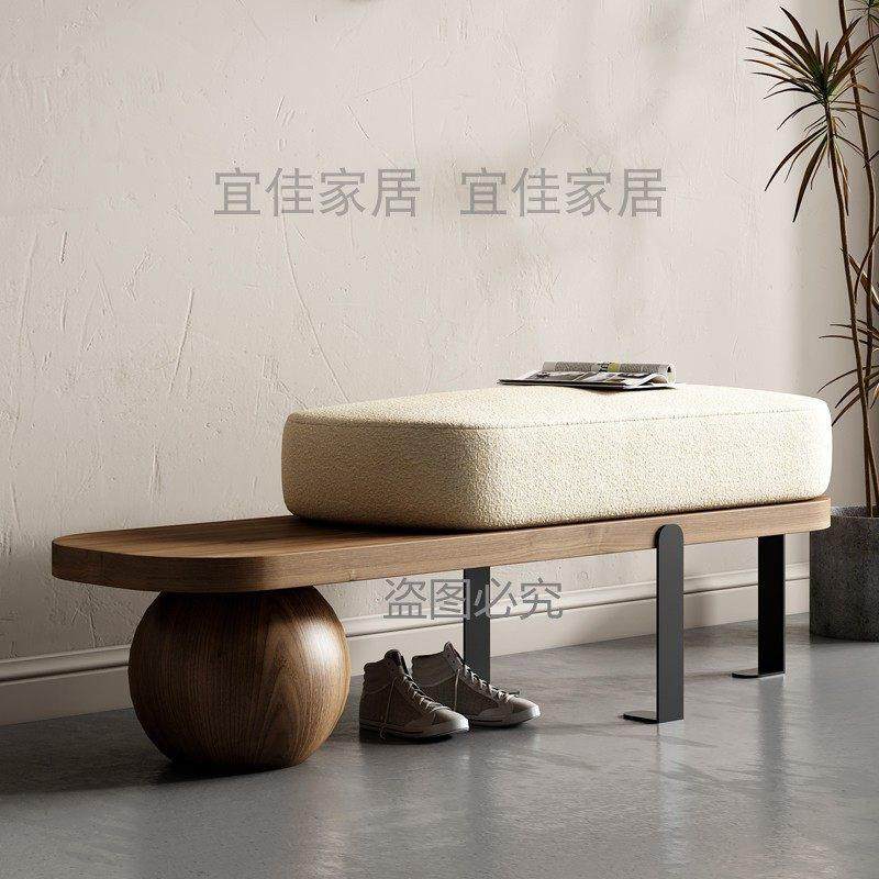 北欧创意个性长条凳实木换鞋凳家用门口穿鞋凳入户玄关休闲矮凳子,3C数码配件,USB多功能数码宝,淘宝优惠券,粉丝福利购,淘宝优惠卷