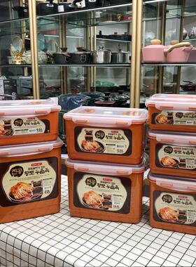 韩国原装进口ROICHEN真空碳盒除味除细菌密封保鲜盒抽真空无味泡