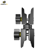25mm转17mm球头连杆支架转换器铝合金连接杆连接臂车载改装 配件