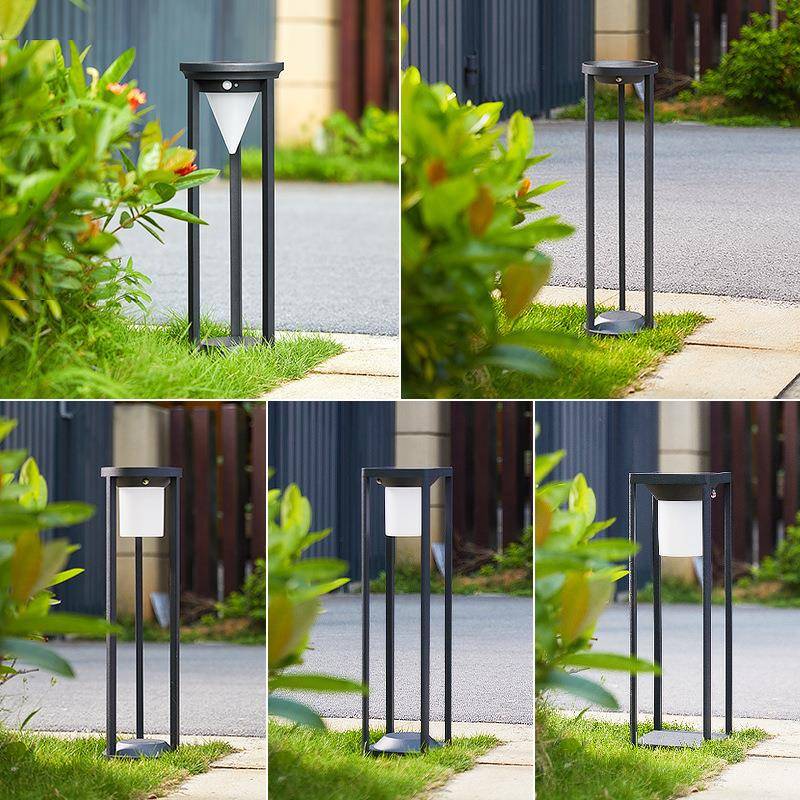 led庭院灯园林草坪景观灯别墅防水人体感应草地灯公园
