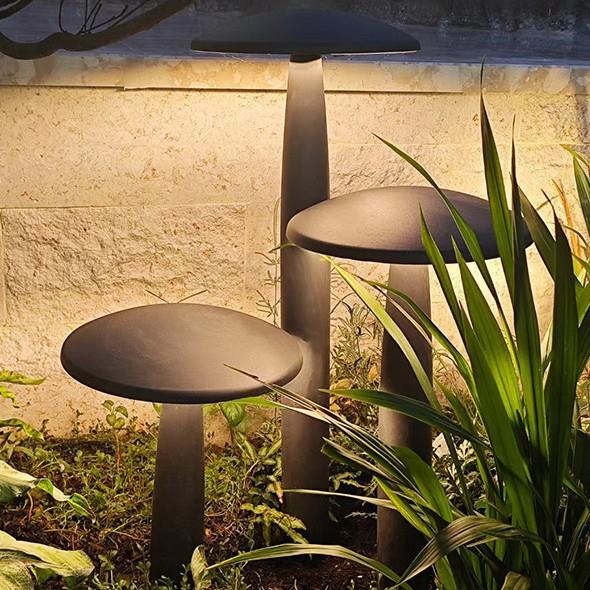 LED蘑菇灯户外灯草坪灯防水花园草地灯院子照明灯庭院景观灯家用