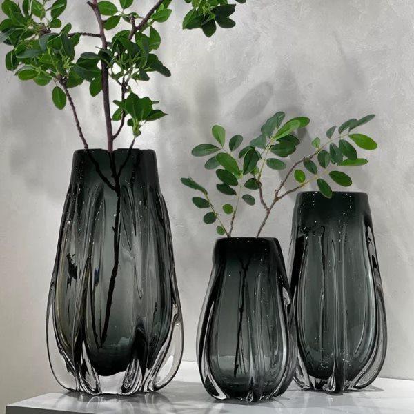 现代简约北欧创意玻璃花瓶摆件客厅插花轻奢高档网红马醉木饰品,家居饰品,花瓶,淘宝优惠券,粉丝福利购,淘宝优惠卷