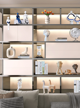 现代简约摆件酒柜办公室书柜电视柜家居装饰品P北欧创意工艺品摆