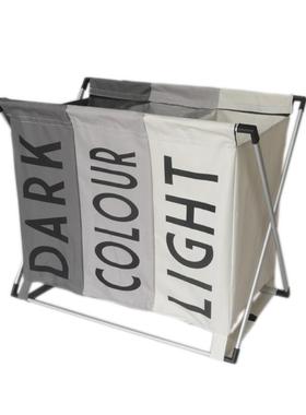 新款意居用品收纳篮 玩杂物收纳具箱 大号家分创格B009防潮拼色脏