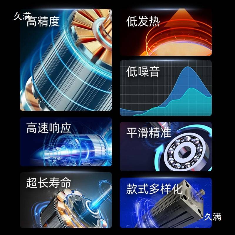 一体式电动缸闭环直线步进电缸微型螺杆伸缩电机往复推杆来回升降