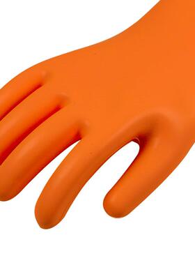 安K全牌级绝一缘手套10带V电作业用天然橡胶手型617手套电工手套