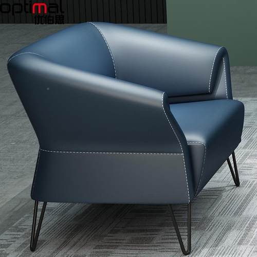 南047昌办公商务沙发皮艺简约代公司高接档待洽淡会室客区三现人