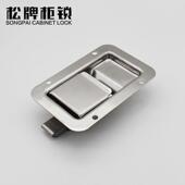 M7S861力6 P不锈钢面板锁工业柜锁配电箱动柜门锁 MS866