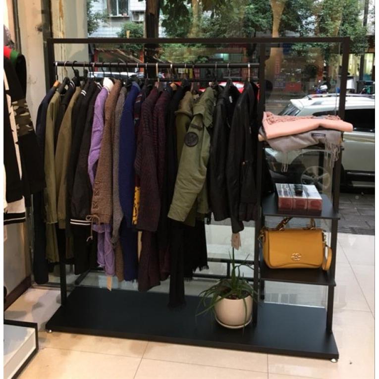 新款衣帽落置地欧式卧室创意客厅YIQ简易铁艺衣挂衣架组装服架简