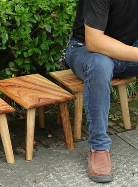 香实木小凳子用樟古客厅小板凳老式家小矮凳结实耐用小木HVI凳复