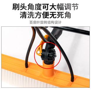 厂房屋顶光伏电阳能板高无品牌/压通太刷高空作业水清洗刷子手站