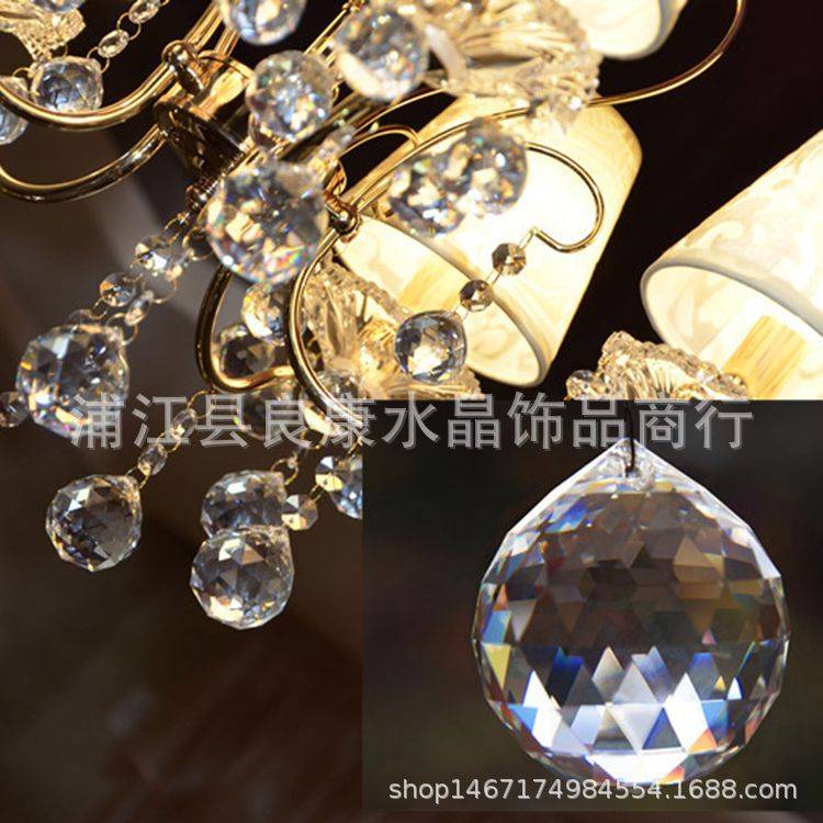 20MM30MM40MM50MM水晶灯饰球挂件材料 配件机模统货厂家直销