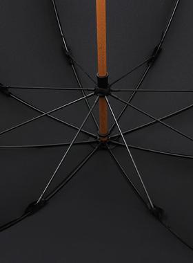 PARAC士HAE竹节轻奢手S动长柄伞男商务直杆伞复479古士广绅告伞雨