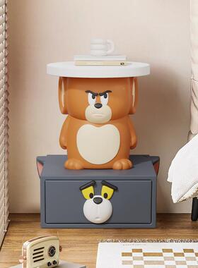 床猫和老卧室头柜小茶几DEJ童房床边柜儿子沙发边几鼠柜简约现代
