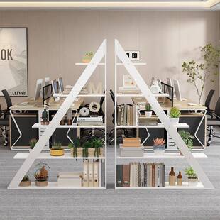 简约装现代客厅置物落地架书85架书柜架展示隔断饰屏风多层多层花