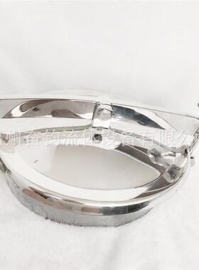 圆管开件17534不锈钢外带压椭人0孔罐上配件常压椭圆人孔